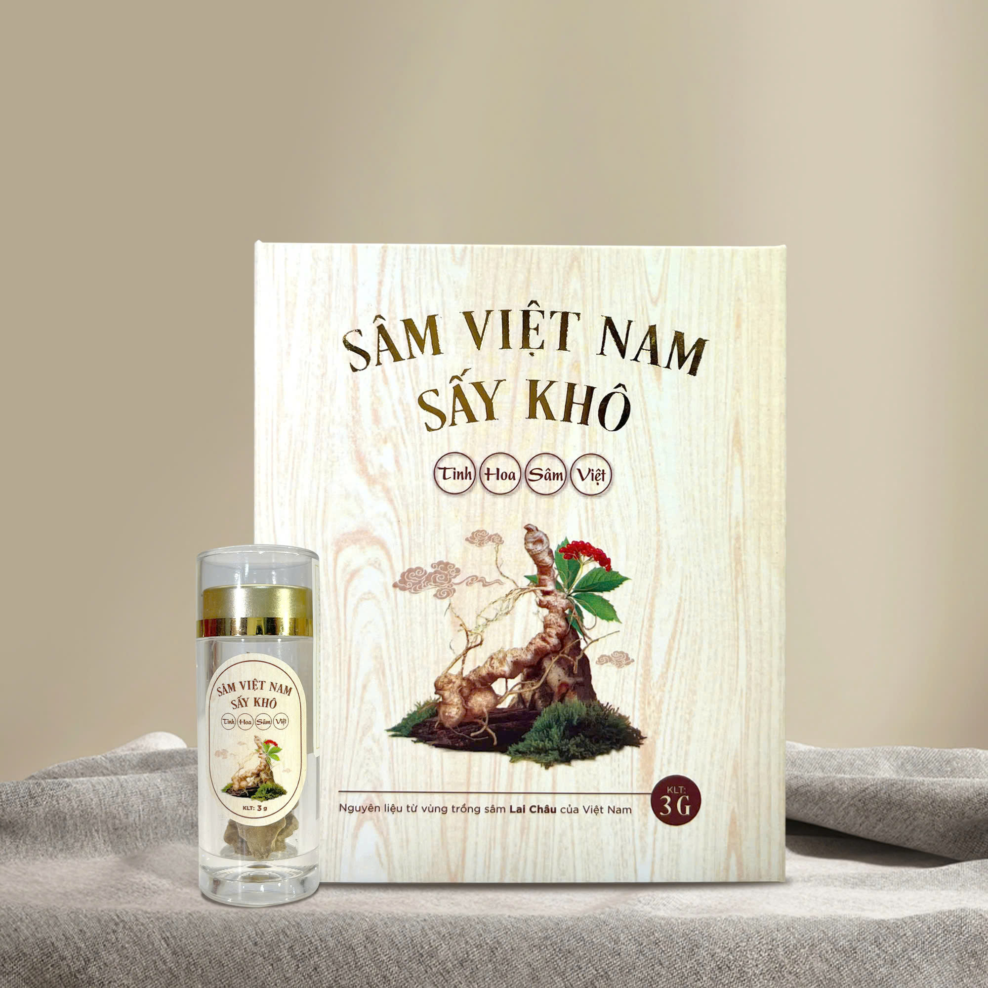 Sâm Việt Nam sấy khô (3 gram)